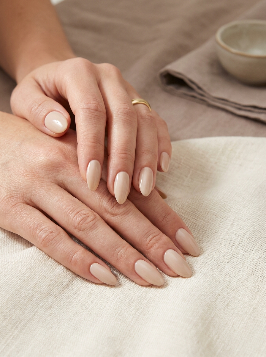 Milky Beige Nails – gepflegte Nagelidee 2026